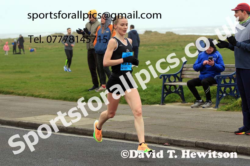 Senior womens 6 Stage 2023 Northern Mens 12 stage and Womens 6 Stage Relays and Young Athletes, Redcar. Photo: David T. Hewitson/Sports for All Pics